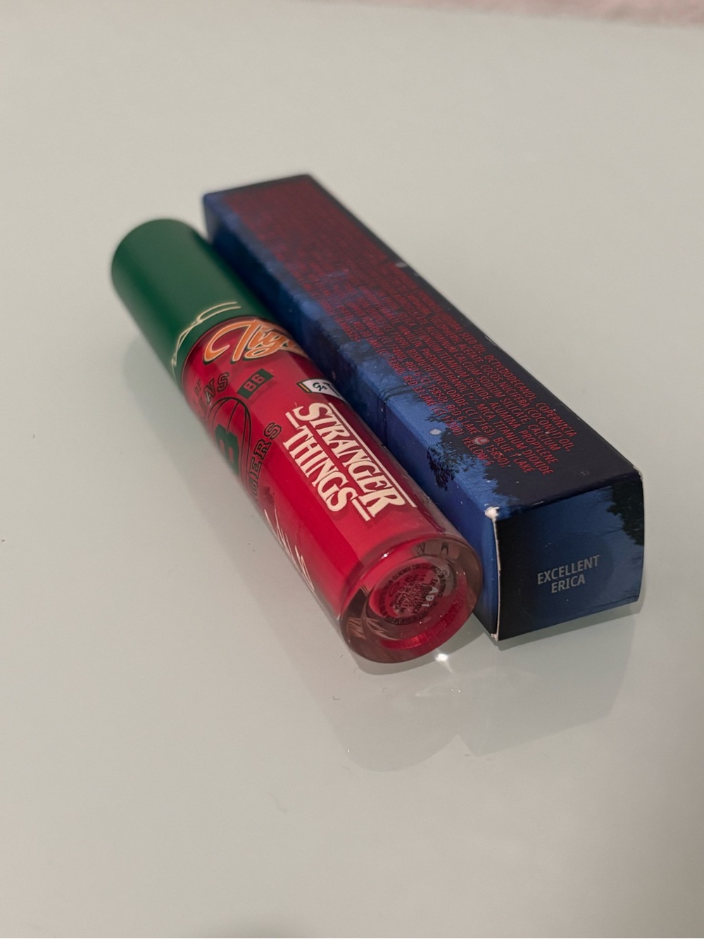MAC x Stranger Things Lipglass- Excellent Erica New In Box